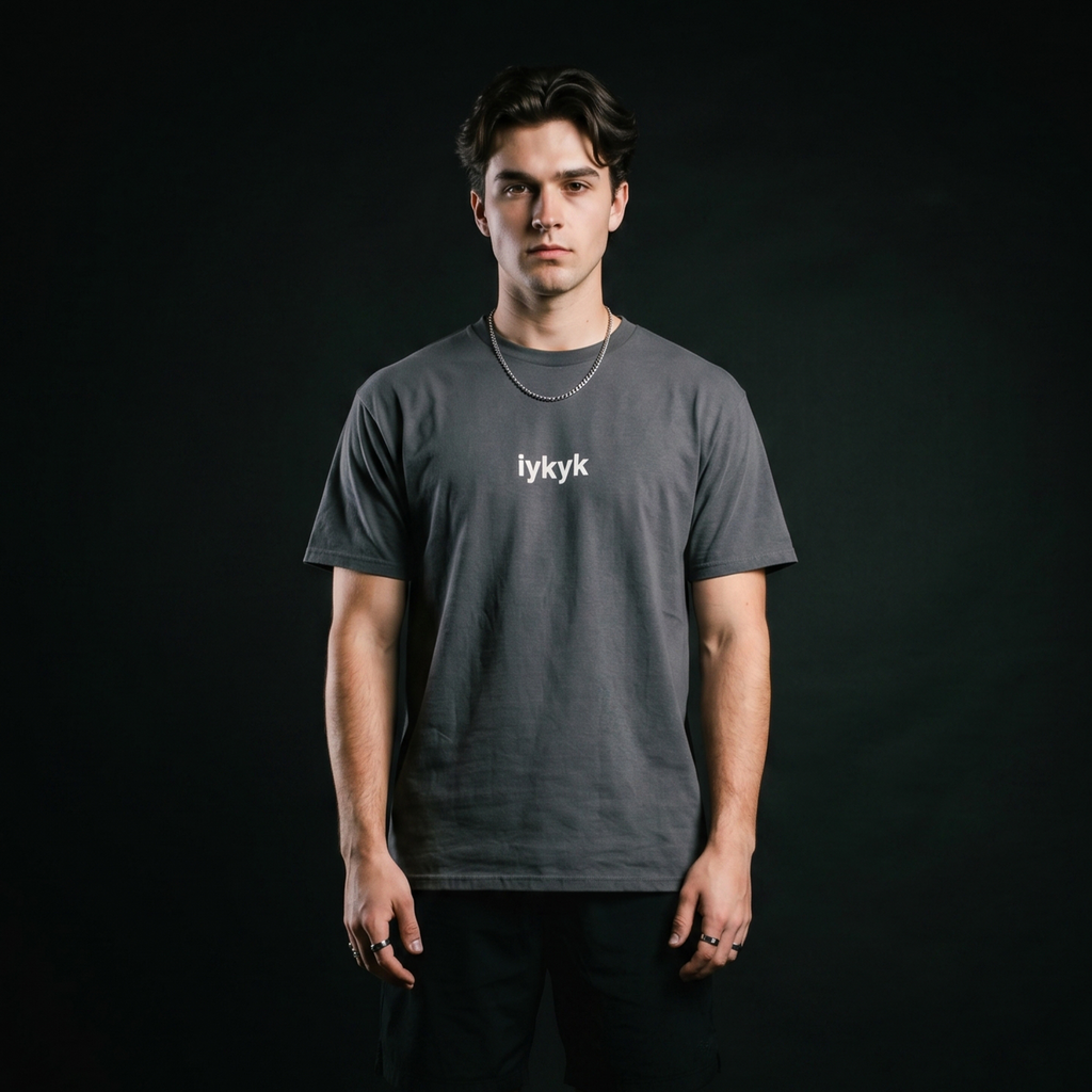 [Charcoal] iykyk tee gallery image 1 - MNDFRME