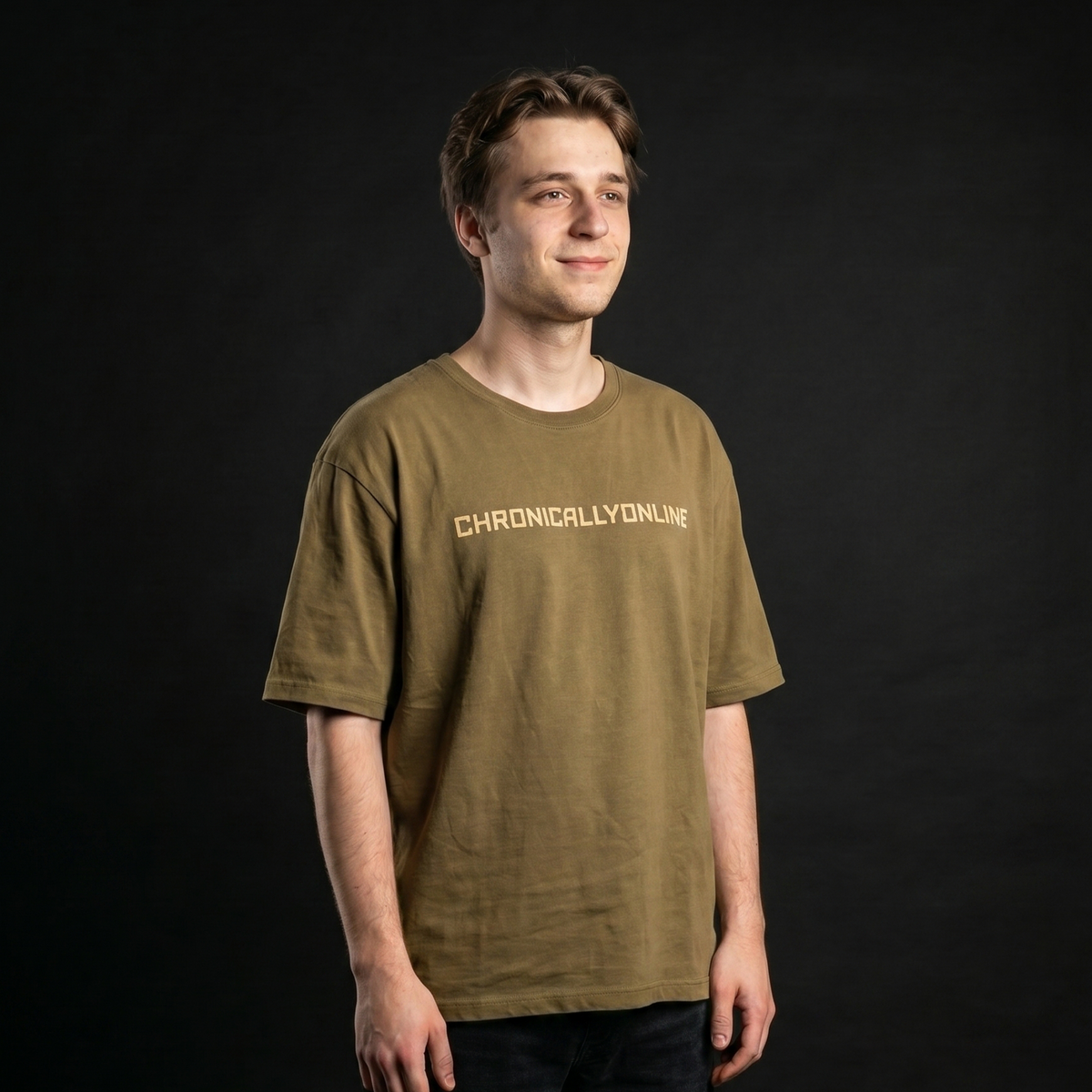 [Military Green] Chronically Online tee gallery image 2 - MNDFRME