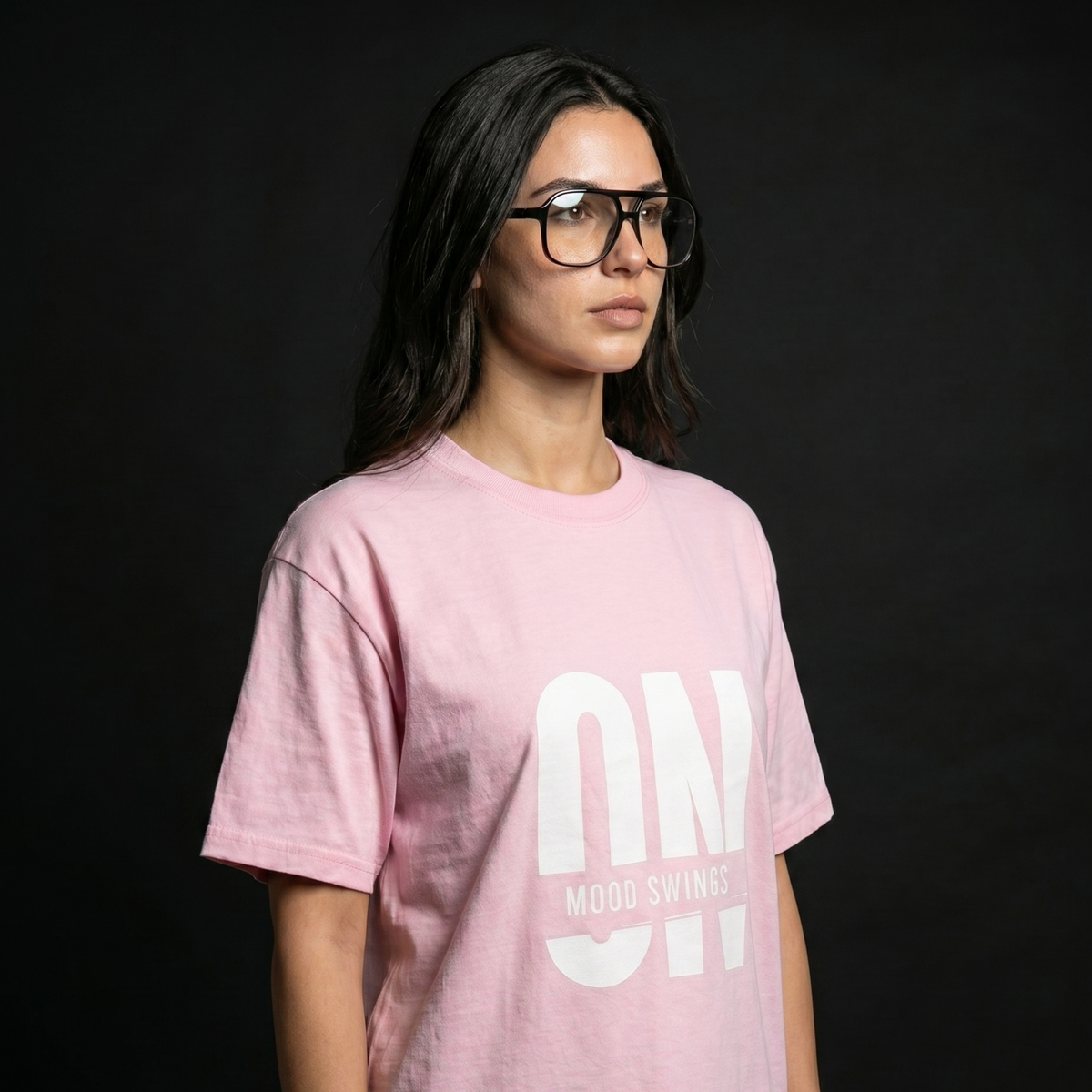 [Light Pink] Mood Swings ON tee gallery image 3 - MNDFRME