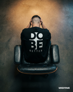 [Black] Do Be Better black graphic tee — Mndfrme limited drop
